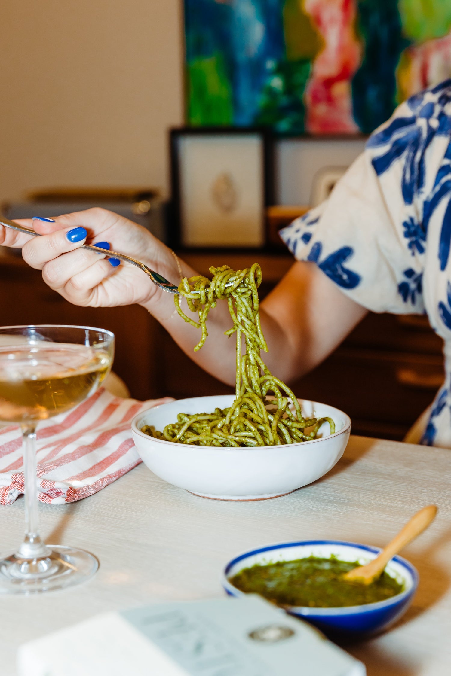 Basil Pesto Pasta