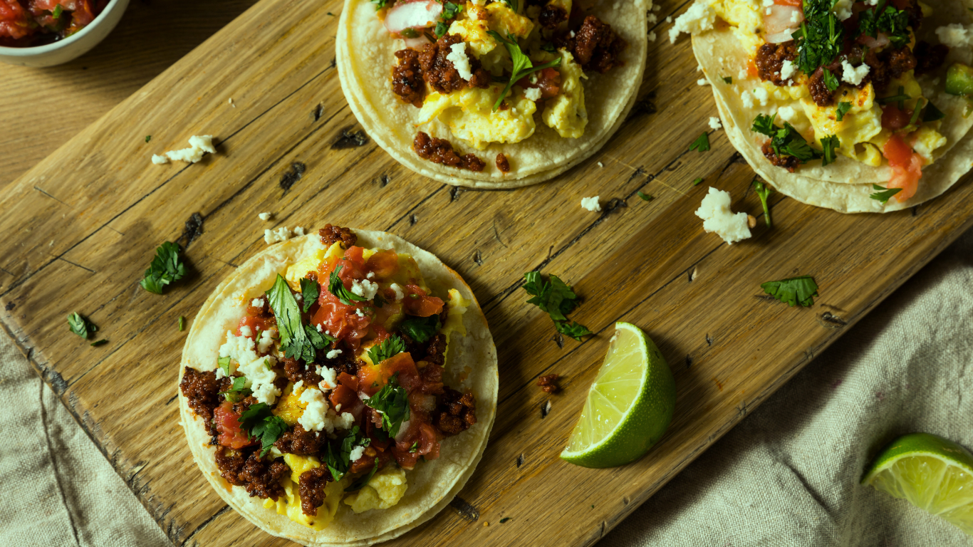 Cilantro Jalapeño Breakfast Taco